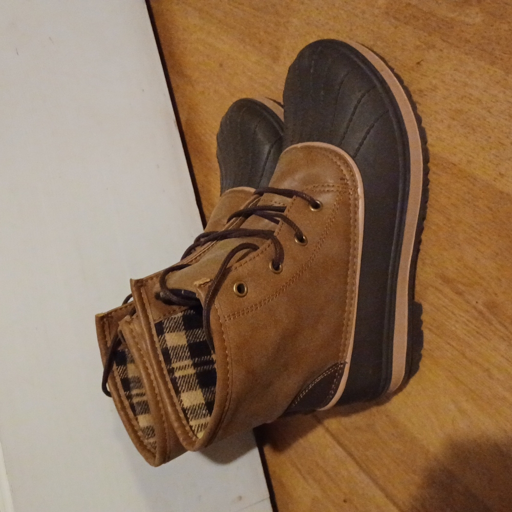 Boots women's size 7 duck boots Waterproof